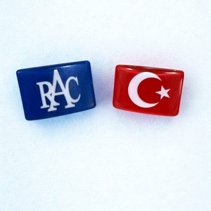 Türk Bayrağı - RAC Panjur Arması - Panjur Arması 2'li Set